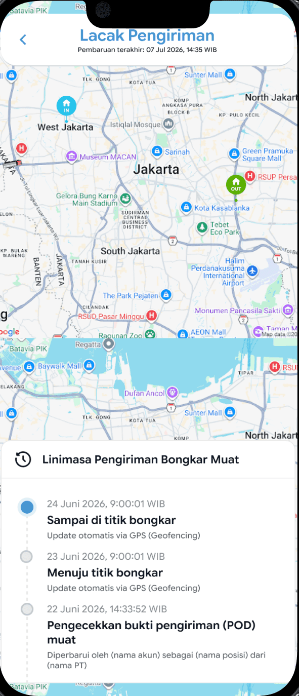 Pantau Pengiriman